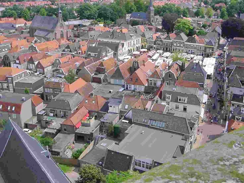 Steenwijk: Steenwijk centrum van boven
